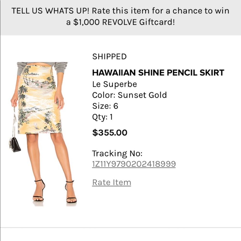 Sequin skirt